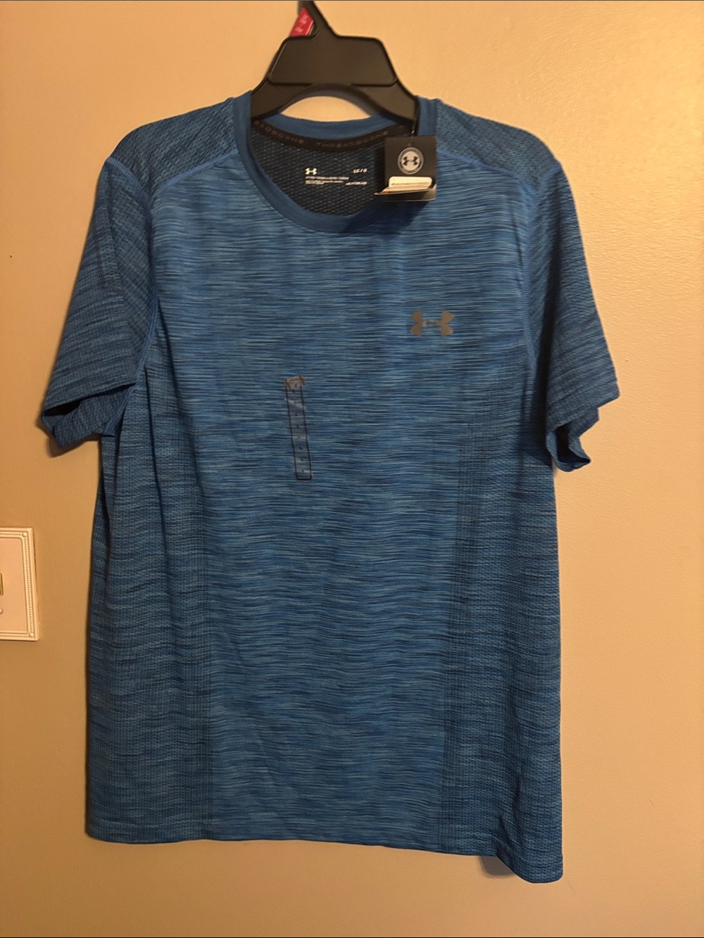 Under Armour Men’s Heathered Blue Short Sleeve Performance Tee
